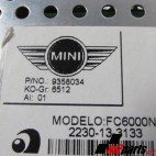 Rádio Básico C/ Bluetooth Seminovo/ Original MINI MINI (F56)/MINI MINI (F55)/MINI MINI CLUBMAN (F54)/MINI MINI Convertible (F57)/MINI MINI COUNTRYMAN (F60) 65129358034