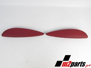 Apoio de braço - Conjunto Portas Frente Rooster Red Seminovo/ Original MINI MINI CLUBMAN (R55)/MINI MINI (R56)/MINI MINI Convertible (R57)/MINI MINI Coupe (R58)/MINI MINI Roadster (R59) 51412753321