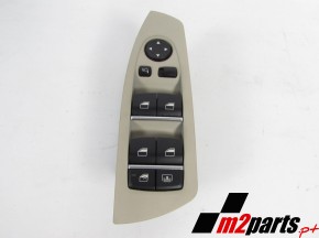 Interruptor Elevador Vidros Esquerdo/Frente Seminovo/ Original BMW 7 (F01, F02, F03, F04) 61319163611