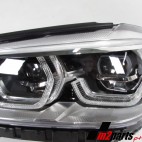 Farol LED Adaptativo Esquerdo Seminovo/ Original BMW X3 (G01)/BMW X4 (G02)/BMW X3 (G01, F97)/BMW X4 (G02, F98) 63117466119