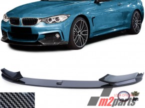 Lip M Performance Look Carbono Frontal Novo BMW 4 Coupe (F32, F82)/BMW 4 Convertible (F33, F83)/BMW 4 Gran Coupe (F36)